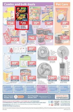 Pick N Pay Western Cape : Summer Savings From SA's Favourite Supermarket*(23 Sep - 6 Oct 2013), page 12