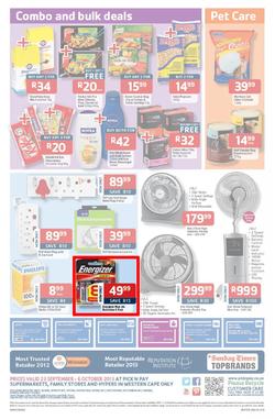 Pick N Pay Western Cape : Summer Savings From SA's Favourite Supermarket*(23 Sep - 6 Oct 2013), page 12
