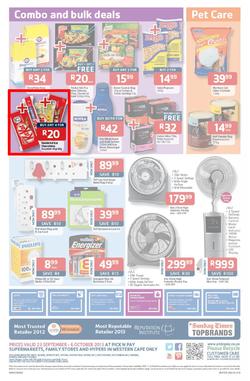 Pick N Pay Western Cape : Summer Savings From SA's Favourite Supermarket*(23 Sep - 6 Oct 2013), page 12