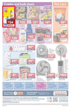 Pick N Pay Western Cape : Summer Savings From SA's Favourite Supermarket*(23 Sep - 6 Oct 2013), page 12