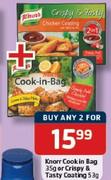 Knorr Cook In Bag-35g Or Crispy & Tasty Coating-53g