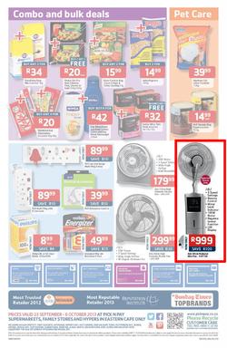 Pick N Pay Eastern Cape : Summer Savings From SA's Favourite Supermarket*(23 Sep - 6 Oct 2013), page 12