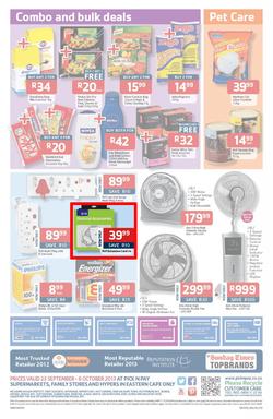 Pick N Pay Eastern Cape : Summer Savings From SA's Favourite Supermarket*(23 Sep - 6 Oct 2013), page 12