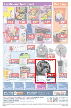 Pick N Pay KZN : Summer Savings From SA's Favourite Supermarket*(23 Sep 6 Oct 2013), page 12