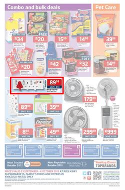 Pick N Pay KZN : Summer Savings From SA's Favourite Supermarket*(23 Sep 6 Oct 2013), page 12