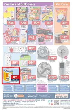 Pick N Pay KZN : Summer Savings From SA's Favourite Supermarket*(23 Sep 6 Oct 2013), page 12