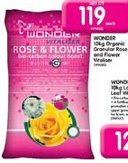Wonder 10Kg Organic Granular Rose And Flower Vitaliser-Each