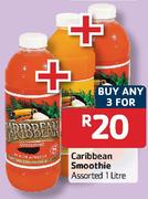 Caribbean Smoothie Assorted-3 x 1L