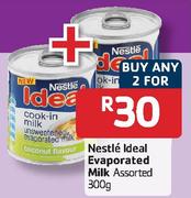 Nestle Ideal Evaporated Milk Assorted-2 x 300g