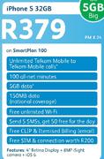 Iphone 5 32GB-On Smart Plan 100