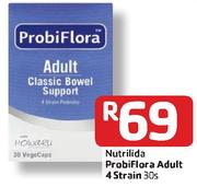 Nutrilida ProbiFlora Adult 4 Strain-30's
