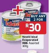 Nestle Ideal Evaporated Milk Assorted-2X300g