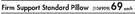 Primaries Hollowfibre Firm Support Standard Pillow-Each 