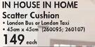 In House In Home Scatter Cushion 45x45cm-Each