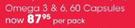 Natrodale Omega 3 & 6-60 Capsules Per Pack