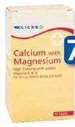 Clicks Calcuim With Magnesium-60 Tablets Per Pack