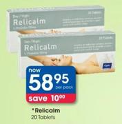 Relicalm-20 Tablets Per Pack
