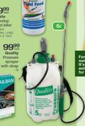 Quality Pressure Sprayer With strap 5L-Each