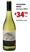 Porcupine Ridge Sauvignon Blanc-750ml