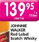 Johnnie Walker Red Label Scotch Whisky-1 x 750ml