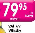 Vat 69 Whisky-1 x 750ml