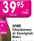 Spier Chardonnay Or Sauvignon Blanc-1 x 750ml
