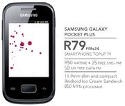 Samsung Galaxy Pocket Plus-On Smartphone Topup 79
