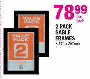 2 Pack Sable Frames- 210 x 297mm Per Pack