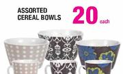 Assorted Cereal Bowls-Each