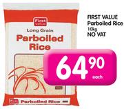 First Value Parboiled Rice-10Kg