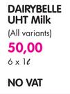 Dairybelle UHT Milk(All Variants)-6x1L