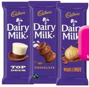 Cadbury Slabs(All Flavours)-90G