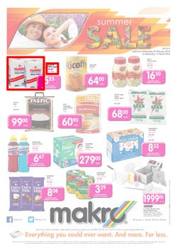 Makro Bloemfontein : Food (26 Feb - 12 Mar 2014), page 1