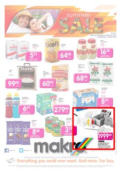 Makro Bloemfontein : Food (26 Feb - 12 Mar 2014), page 1