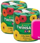 Twinsaver Toilet Rolls(1 Ply Wrapped)
