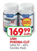 USN Phedra-Cut Ultra XT 60's Combo Pack - 2 x 30's