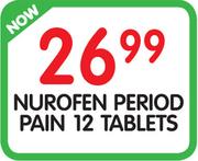 Nurofen Period Pain Tablets - 12's