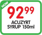 Acuzyrt Syrup - 150ml