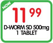 D-Worm SD 500mg Tablet - 1's