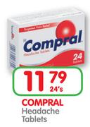 Compral Headache Tablets - 24's