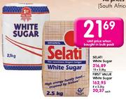 First Value White Sugar-8 x2.5Kg Each