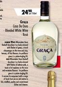 Graca Cas De Ouro Blended White Wine/Rose-Per 750ml