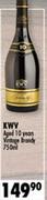 KWV Aged 10 Years Vintage Brandy-750ml