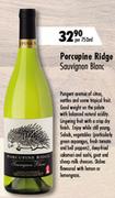 Porcupine Ridge Sauvignon Blanc-Per 750ml