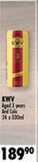 KWV Aged 3 Years And Cola-24x330ml