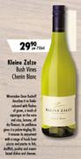 Kleine Zalze Bush Vines Chenin Blanc-Per 750ml