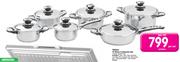 Tissoli 12 Piece Cookware Set-Per Set