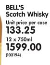 Bell's Scotch Whisky-12x750ml