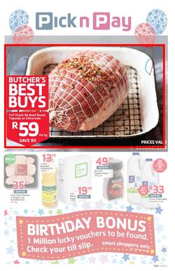 Pick N Pay Western Cape : Birthday (4 Mar - 23 Mar 2014), page 1