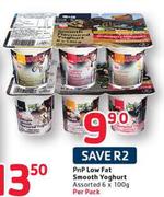 PnP Low Fat Smooth Yoghurt-6 x 100gm-Per Pack